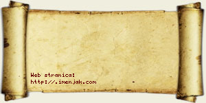 Nadja Čanak vizit kartica